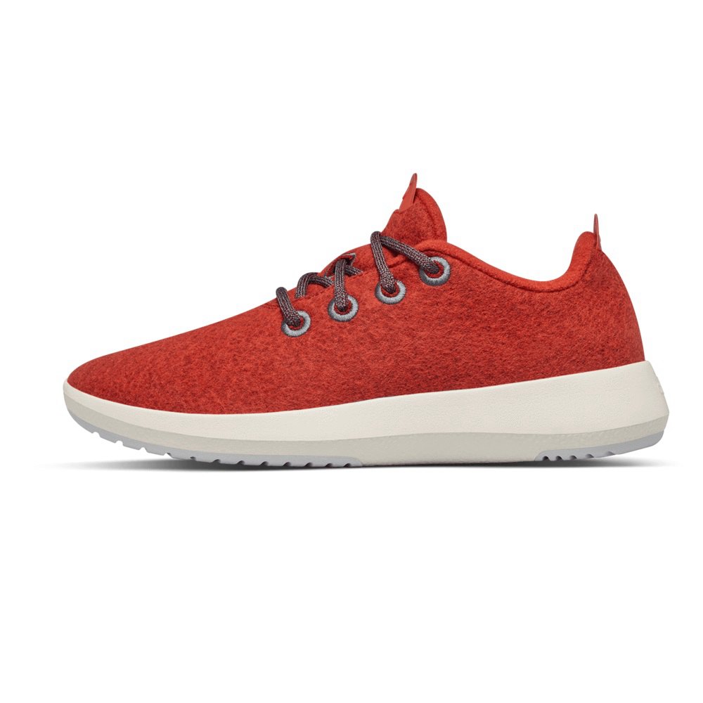 Allbirds Men\'s Wool Runner Mizzles - Sneakers Red - BDU237059